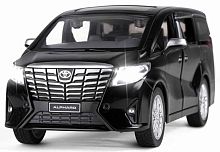 Автопанорама Машинка металлическая Toyota Alphard / цвет черный