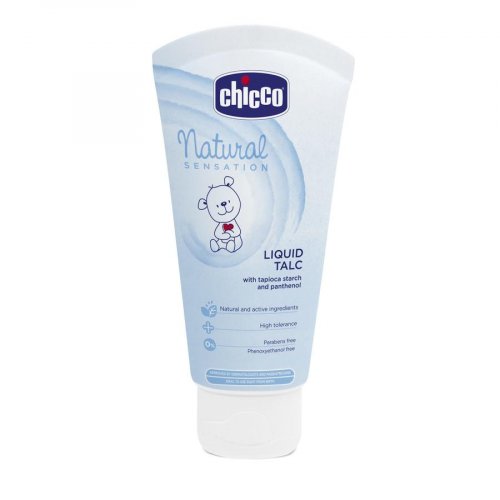 Chicco Жидкий тальк Natural Sensation, 100 мл