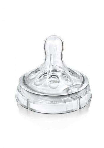 Соска Avent Natural SCF653/27 со средним потоком с 3 мес. 2 шт.